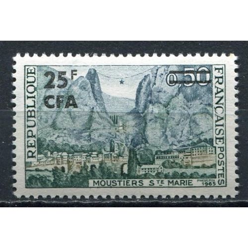 Moustiers Surchargé C F A (La Réunion) Année 1965 N° 364 Yvert Et Tellier Luxe