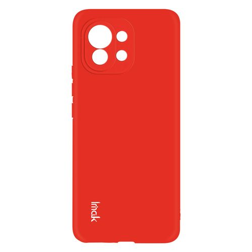 Coque Xiaomi Mi 11 Silicone Gel Flexible Résistant Fine Légère Imak - Rouge
