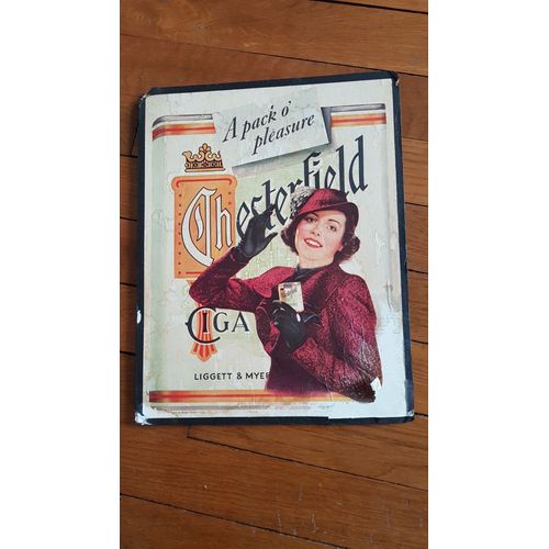 Publicité Ancienne 1937 Pour Chesterfield