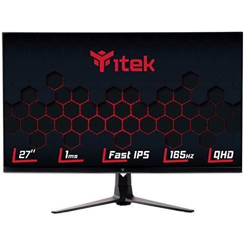 iTek Ecran GGF 27" Flat, 2560x1440, Fast IPS, 165Hz, 16:9, 1ms OD, HDMI, 2xDP, USB, Speaker, HDR, Adaptive Sync