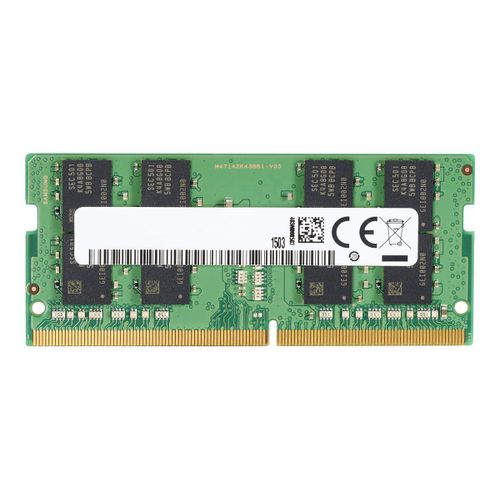 HP - DDR4 - module - 4 Go - SO DIMM 260 broches - 3200 MHz / PC4-25600 - 1.2 V - mémoire sans tampon - non ECC - pour Elite Slice G2 (SODIMM); EliteDesk 705 G5 (SODIMM); EliteOne 800 G5 , 800 G6...