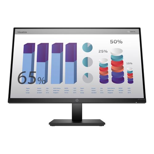 HP P24q G4 - P-Series - écran LED - 23.8" - 2560 x 1440 QHD @ 60 Hz - IPS - 250 cd/m² - 1000:1 - 5 ms - HDMI, VGA - noir