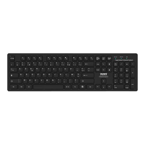 PORT Connect TOUGH OFFICE - Clavier - sans fil - 2.4 GHz - AZERTY - Français