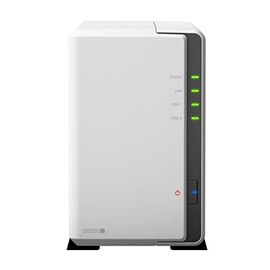 Synology Serveur NAS DS220j/6To IW NAS 2 Baies avec avec 2 x Disques Ironwolf 2To
