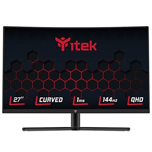 iTek Ecran GGC 27" Curved R1500, WQHD 2560x1440, VA, 144Hz, 16:9, 1ms MPRT, Has, 3xHDMI, DP, Audio, HDR Ready, Adapt Sync