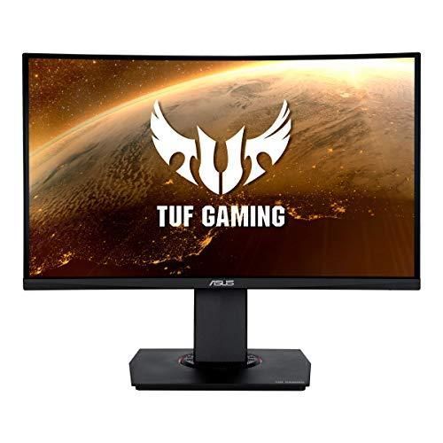ASUS TUF Gaming VG24VQR - Écran LED - jeux - incurvé - 23.6" - 1920 x 1080 Full HD (1080p) @ 165 Hz - VA - 350 cd/m² - 3000:1 - 1 ms - 2xHDMI, DisplayPort - haut-parleurs
