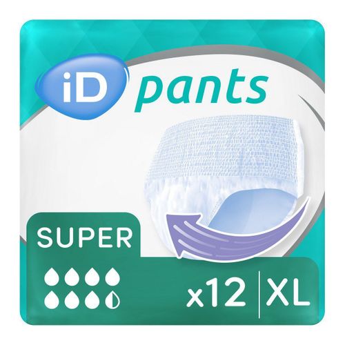 Culotte Absorbante  Id Pants Super - Taille Xl - Paquet De 12 