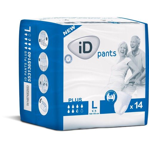Culotte Absorbante  Id Pants Plus - Taille L - Paquet De 14 