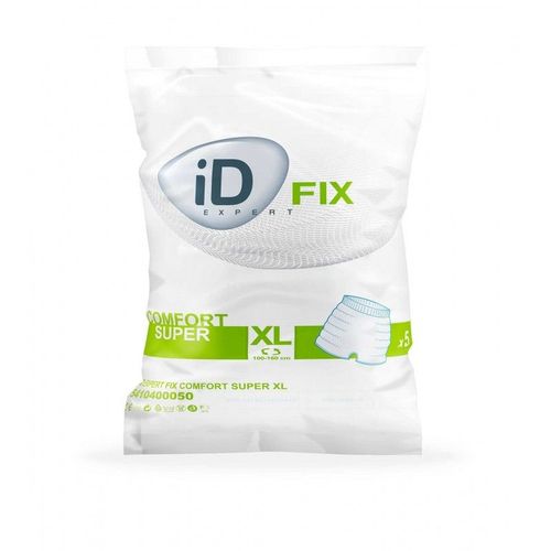 Slip Filet De Maintien Lavable  Id Expert Fix Comfort Super - Taille Xl - Paquet De 5 