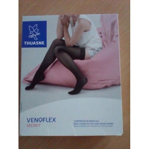 Collants De Contention 2 Thuasne Venoflex Secret, Taille 3 L Coloris Beige Dune, Neufs.