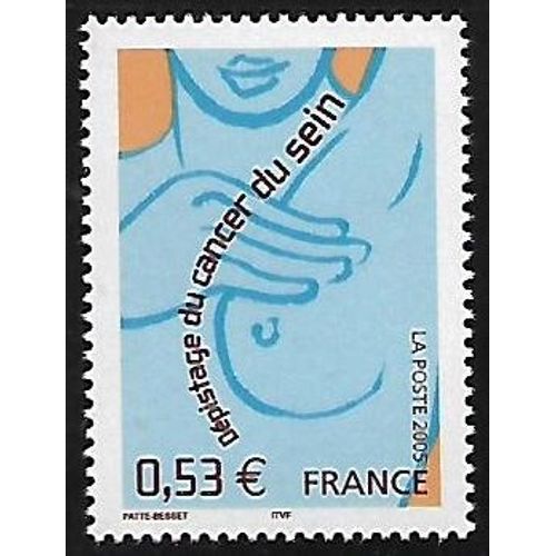Timbre France 2005 Neuf** 3836 "Dépistage Du Cancer Du Sein"