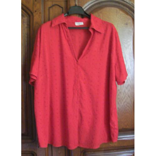 Chemise Rouge Yessica - Taille Xxl
