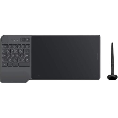 Tablette graphique Huion INSPIROY Keydial Wireless KD200 avec clavier, stylet sans pile et 30 touches + cadran