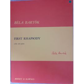 First Rhapsody For Cello And Piano