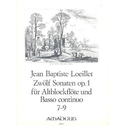 Zwölf Sonaten Op. 1 Für Altblockflöte Und Basso Continuo 7-9