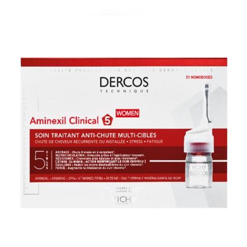 Vichy Dercos Aminexil Clinical 5 Pour Femme 21x6ml 