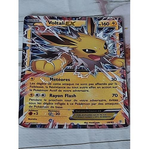 Carte Pokémon Voltali Ex Pv160 28/83
