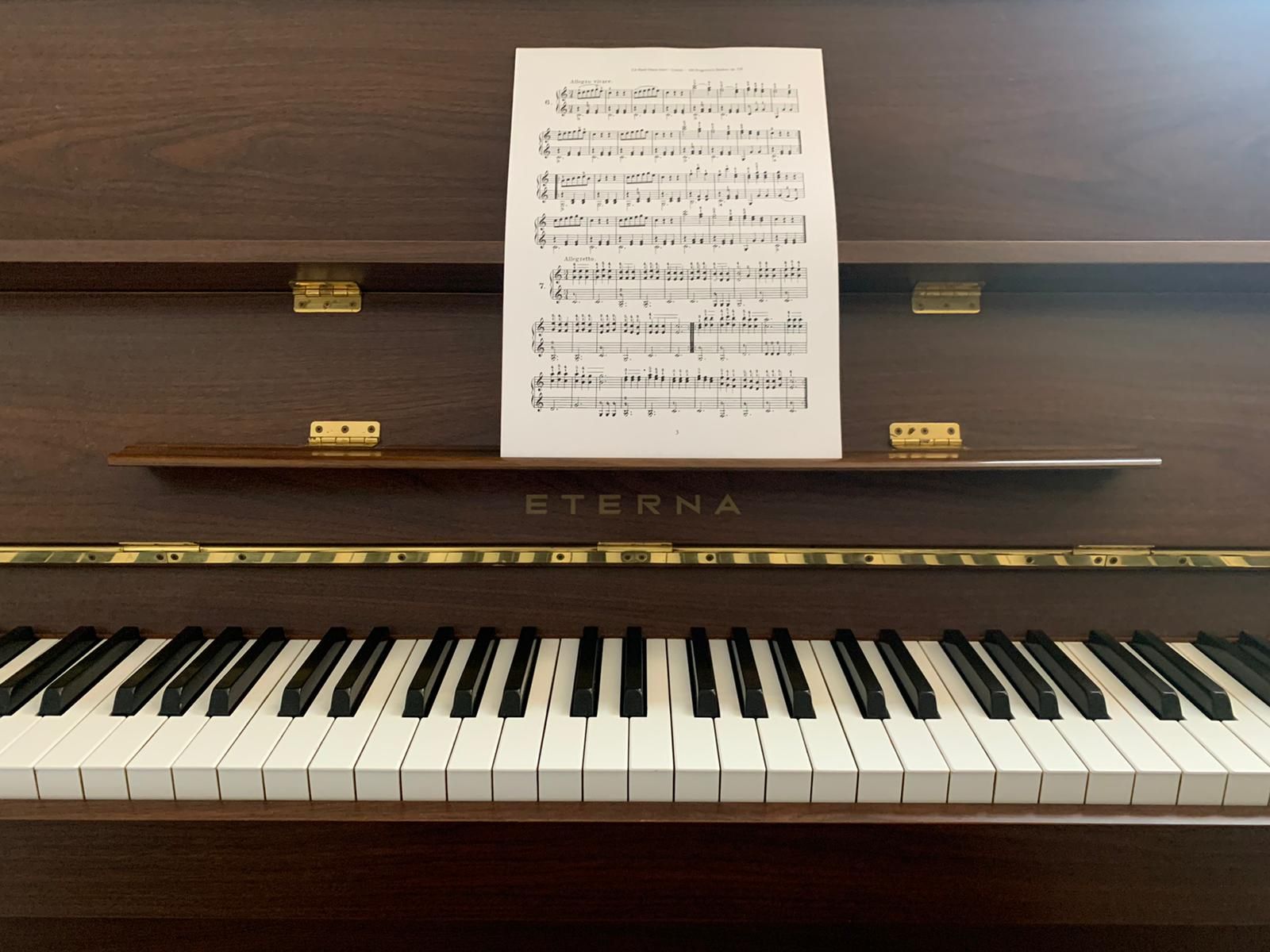 Piano Droit D'etude Yamaha Eterna