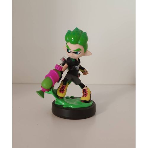 Amiibo Splatoon 2 - Garçon Inkling Vert Néon