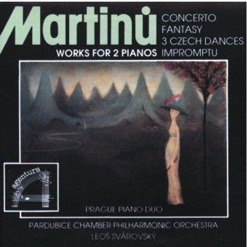 Cd Prague Piano Duo Pardubice Chamber Phil Orch Leo¿ Svárovský Martinů Works 2 Pianos