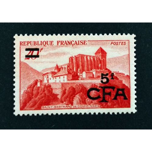 Comminges Surchargé C F A (La Réunion) Année 1949 N° 298 Yvert Et Tellier Luxe