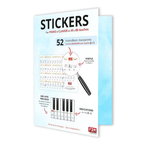 Stickers Pour Piano Et Clavier De 49 À 88 Touches