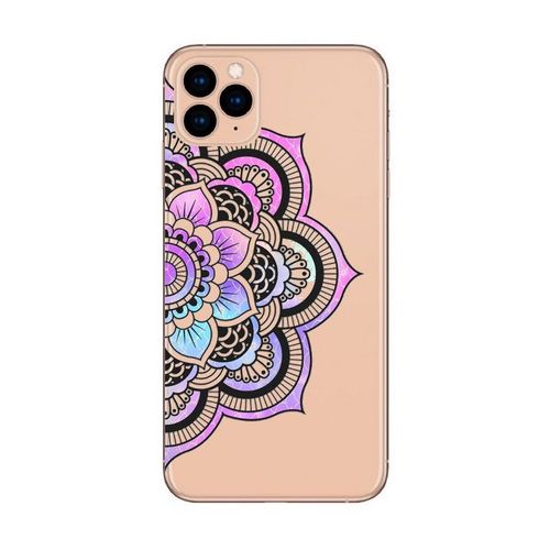 Coque Iphone 11 Pro Max Mandala 1 Rose Pastel