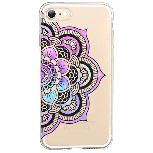 Coque Iphone 7 Plus 8 Plus Mandala 1 Rose Pastel