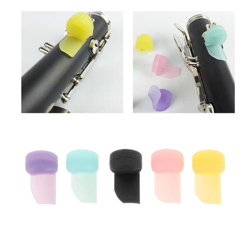 Repose-pouce de clarinette vis de couverture de doigt réglable avec manchon de doigt protecteur de coussin de clarinette accessoires de clarinette 