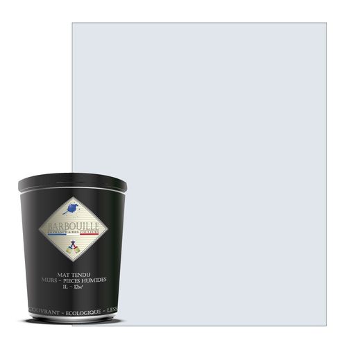 Peinture lessivable acrylique mat  murs et plafonds - 1 ltr Blanc - Innocent
