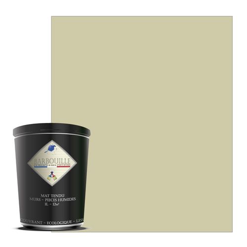 Peinture lessivable acrylique mat  murs et plafonds - 1 ltr Beige & Naturel - Astral