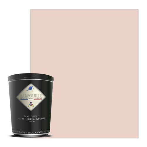 Peinture lessivable acrylique mat  murs et plafonds - 1 ltr Rouge & Rose - Jésus