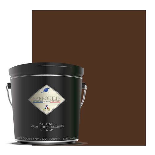 Peinture lessivable acrylique mat  murs et plafonds - 5 ltr Beige & Naturel - Abomey