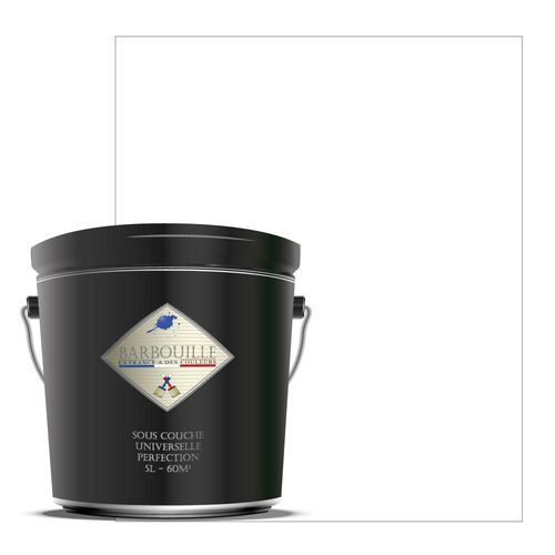 Sous-couche acrylique universelle pour une préparation optimale de tout vos supports absorbants. 5 ltr Blanc - Titanium
