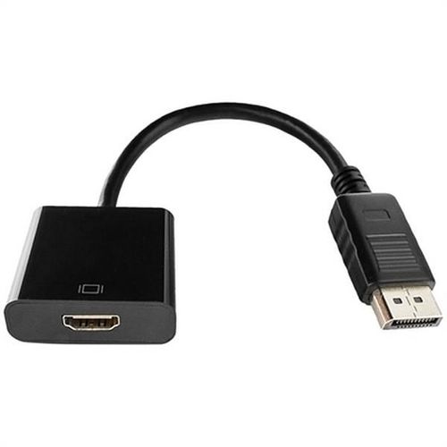 Câble adaptateur Gembird DisplayPort mâle 1.1 vers HDMI femelle (Type A) 10cm (Noir)