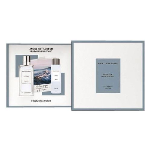Angel Schlesser Instinctive Marine Eau De Toilette Vaporisateur 100ml Coffret 2 Produits 2020 