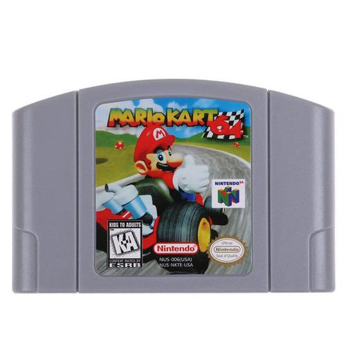 Nintendo N64 Cartes De Jeu De Cartes De Jeu De La Version Américaine De Mario Kart Super Mario Vie Technologique Sodexo