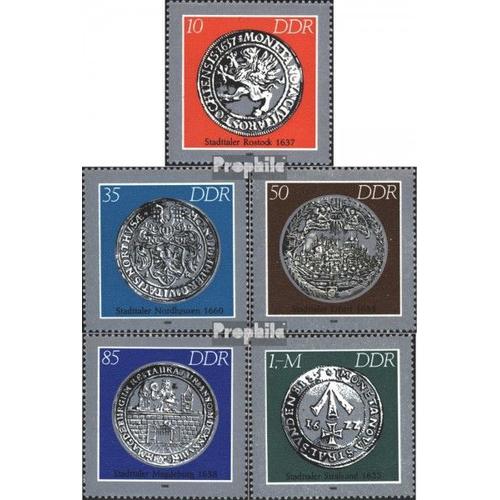 Ddr 3040-3044 (Édition Complète) Neuf 1986 Historique Coins