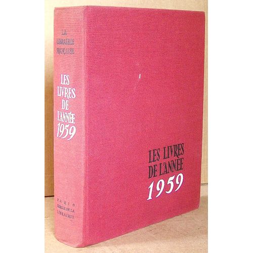 Les Livres De L'année 1959