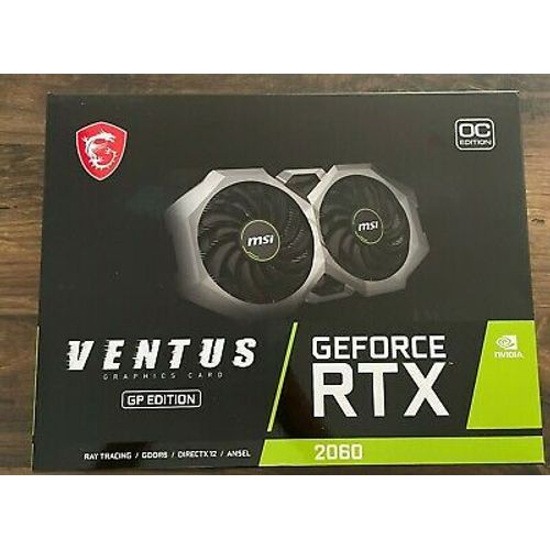 MSI GEFORCE RTX 2060 SUPER VENTUS EDITION OC-CARTE GRAPHIQUE-PRINTED-JPG