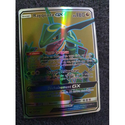 Carte Rayquaza Gx 160/168