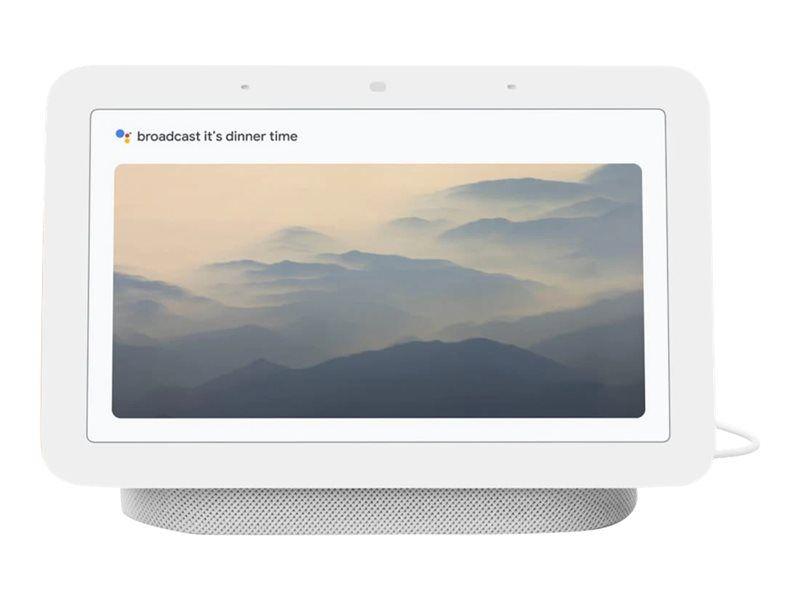 Enceinte intelligente Nest Hub sans fil Bluetooth et Wi-Fi de Google 2è g  (craie) - Récompenses Bnc