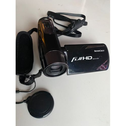 Camera Full HD SilverCrest Noir: Double Fonction Camescope & Appareil Photo 5 MP Sortie HDMI