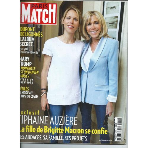 Paris Match 08/10/2020 Tiphaine Auzière Fille De Brigitte Macron ,Olivier Stone, Eddy Mitchell 3727