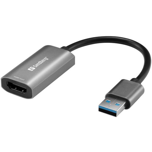 Adapter Usb (st) Hdmi (bu) Converter 4k Sandberg Grey