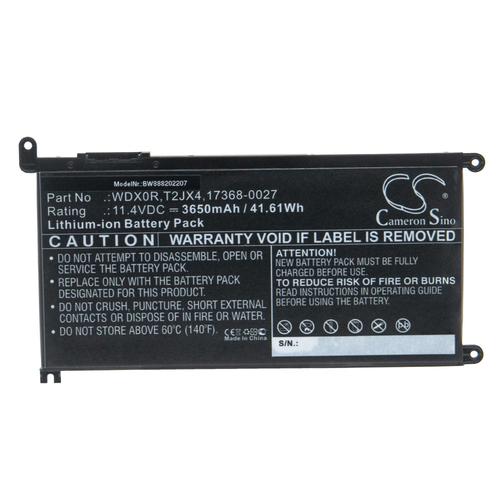 vhbw Batterie compatible avec Dell Latitude 3190, 3390 ordinateur portable Notebook (3650mAh, 11,4V, Li-ion)