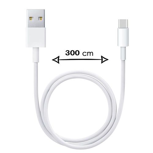 Câble Type C Pour Wileyfox Swift 2x 3 Mètres Charge Rapide - Câble De Recharge/Synchronisation Rapide Transfert De Données