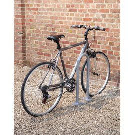 Mottez - 2 Range Vélos Platine - Rond 42xh70cm Tube Ø40mm - B143c2ron