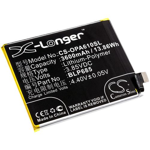 Batterie Li-Polymer 3.85v 3600mah Type Blp685 Pour Oneplus 6t, A6010, A6013