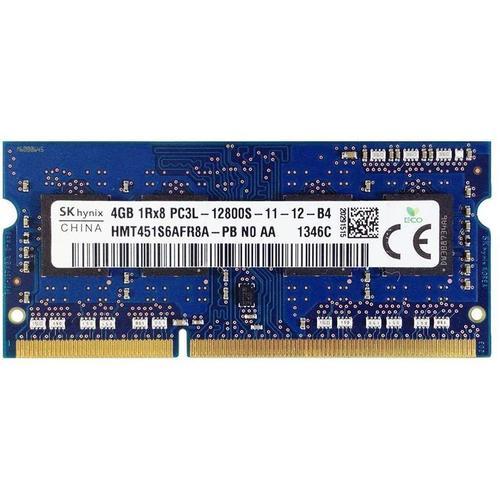 SK Hynix HMT451S6AFR8A-PB DDR3 1Rx8 PC3L-12800S Mémoire SODIM 4 Go PC Portable ou Mac